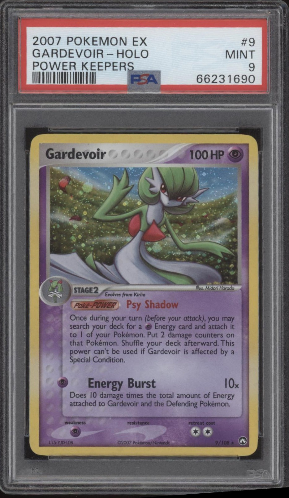 Gardevoir Pokemon Power Keepers Holo #9 PSA 9、Collector Store LLC Gaming、kayou