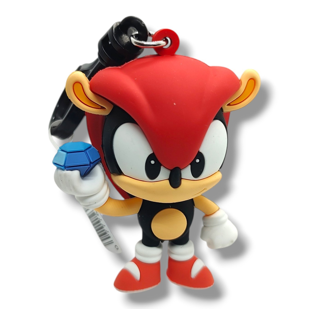 3D Figural Bag Clip Sonic the Hedgehog Series 6 Mighty 2-Inch Minifigure Loose、ToyWiz、kayou