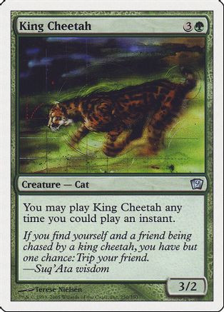 King Cheetah (9ED-250) - 9th Edition Foil、Wizards of the Coast、kayou