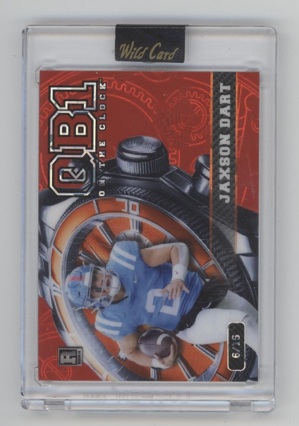 Jaxson Dart 2024 Wild Card QB1 On the Clock RC 6/15 #OCW-RD-JD1、Collector Store LLC、kayou