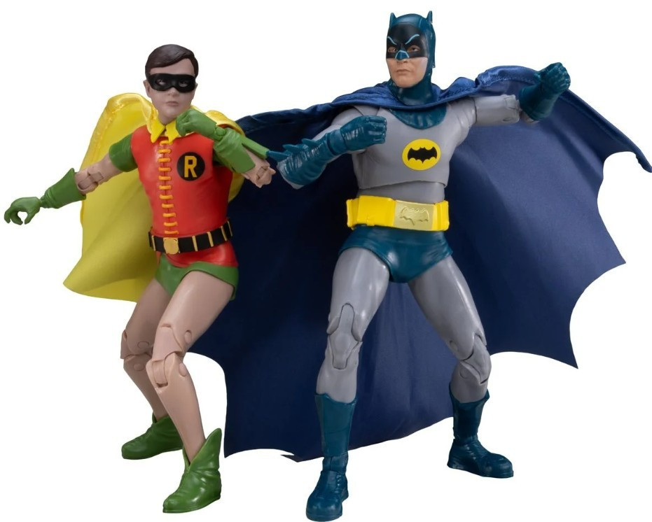 McFarlane Toys DC Multiverse Collector Edition Batman & Robin Action Figure 2-Pack Batman Classic TV Series、ToyWiz、kayou
