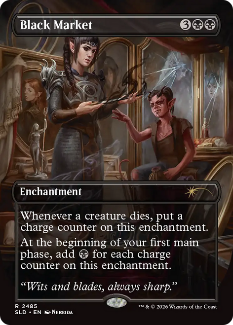 Black Market (Foil) (Secret Lair - Dungeons & Dragons: Shadowheart's Devotion) | Secret Lair Drops、Magic: The Gathering、kayou