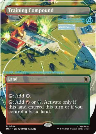 Training Compound (Borderless) (MSH-384) - Marvel Super Heroes、Wizards of the Coast、kayou