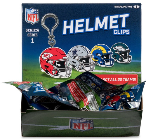 McFarlane Toys NFL Backpack Clipl Helmets Mystery Box 24 Mystery Packs (Pre-Order ships September)、ToyWiz、kayou