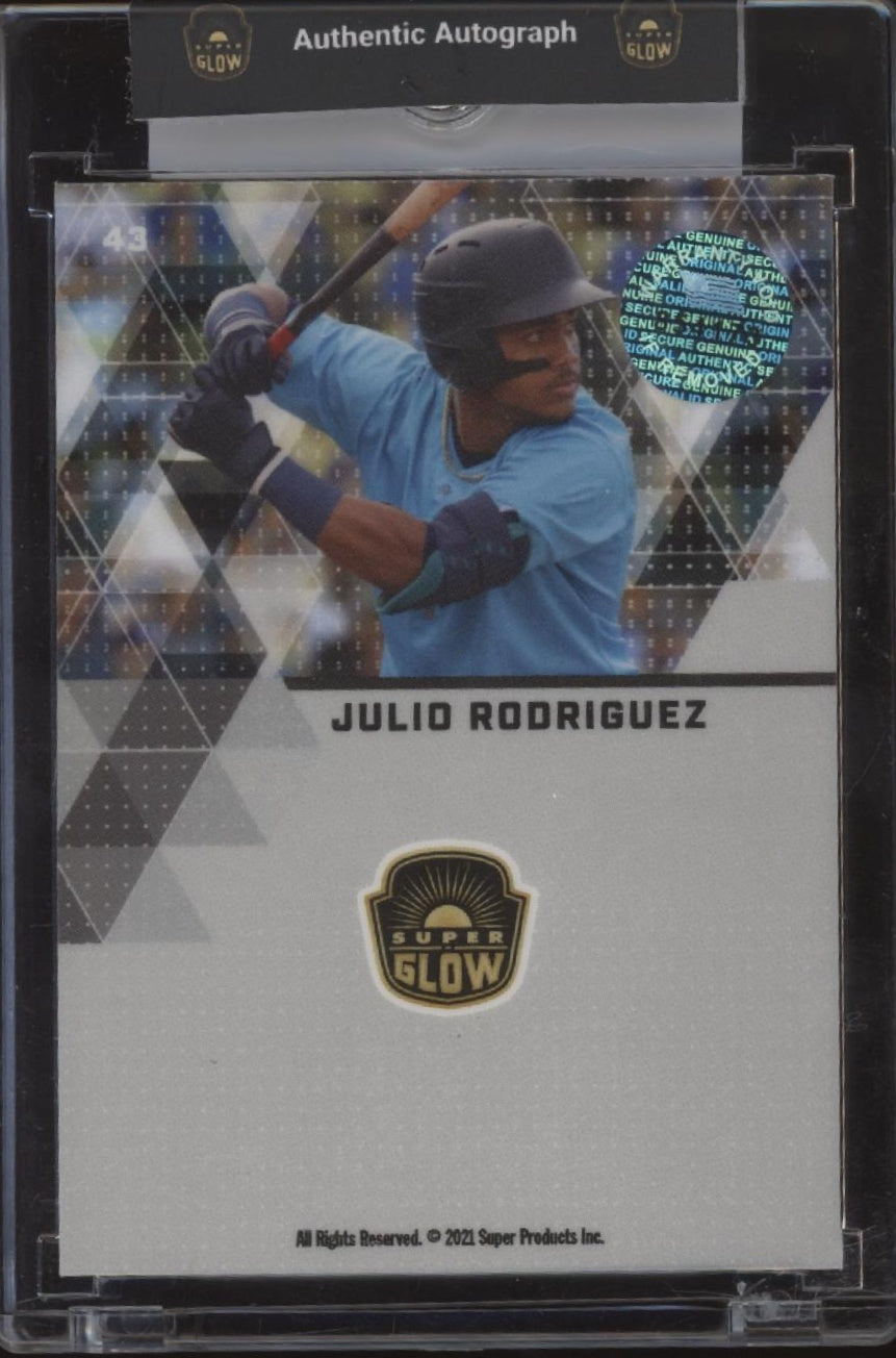 Julio Rodriguez 2021 Super Products Super Glow Auto #43、Collector Store LLC、kayou