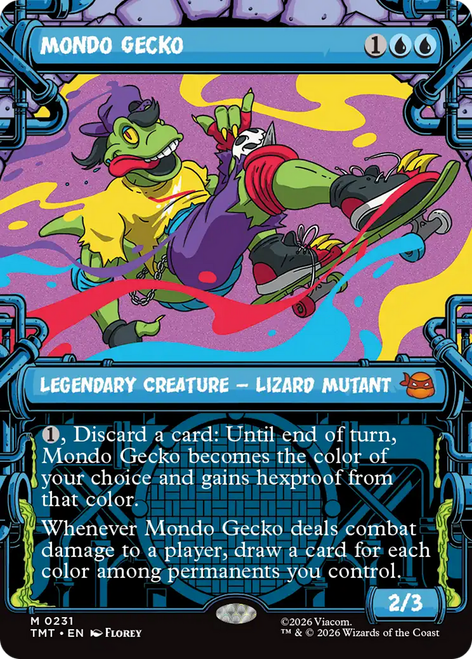 Mondo Gecko (Showcase Frame) | Teenage Mutant Ninja Turtles、Magic: The Gathering、kayou