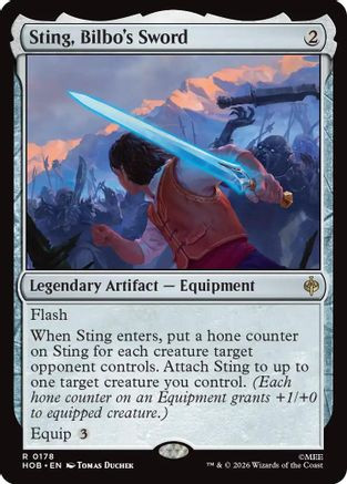 Sting, Bilbo's Sword (HOB-178) - The Hobbit、Wizards of the Coast、kayou