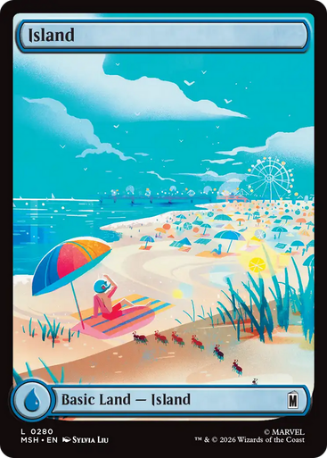 Island (#280) (Full Art Foil) | Marvel Super Heroes、Magic: The Gathering、kayou