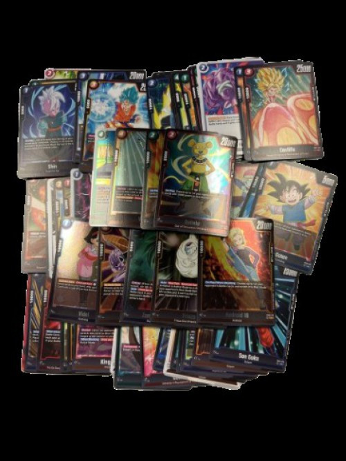 Blazing Aura Fusion World Dragon Ball Super Lot of 50 Commons/Uncommons & 9 Rares Single Cards、ToyWiz、kayou