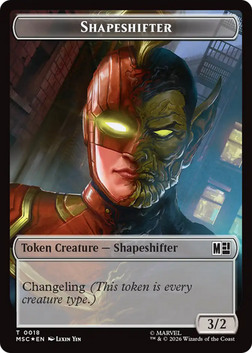 Marvel Super Heroes Commander - Shapeshifter (#18) Token (Surgefoil) | Marvel Super Heroes Commander、Magic: The Gathering、kayou