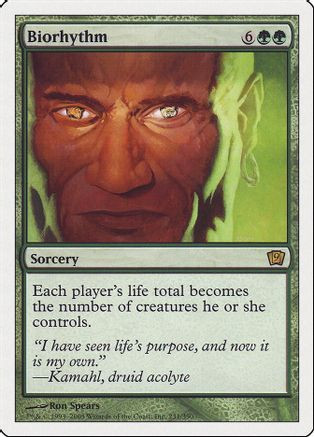 Biorhythm (9ED-231) - 9th Edition Foil、Wizards of the Coast、kayou