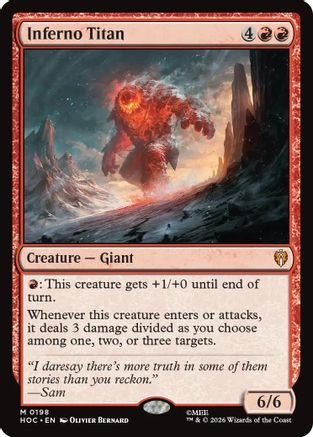Inferno Titan (HOC-198) - The Hobbit: Eternal-Legal、Wizards of the Coast、kayou