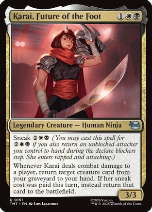 Karai, Future of the Foot (TMT-151) - Teenage Mutant Ninja Turtles、Wizards of the Coast、kayou
