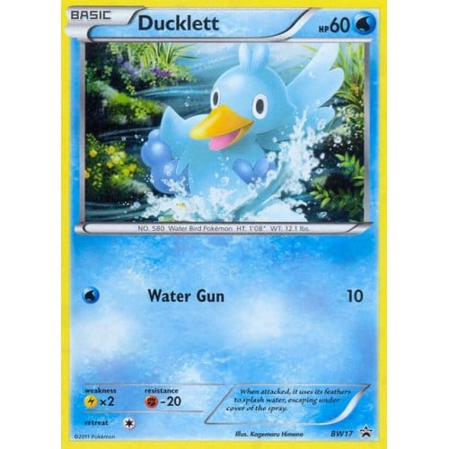 Black & White Promo BW17 Ducklett、Pokemon、kayou