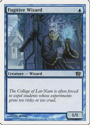 Fugitive Wizard (8ED-081) - 8th Edition Foil、Wizards of the Coast、kayou
