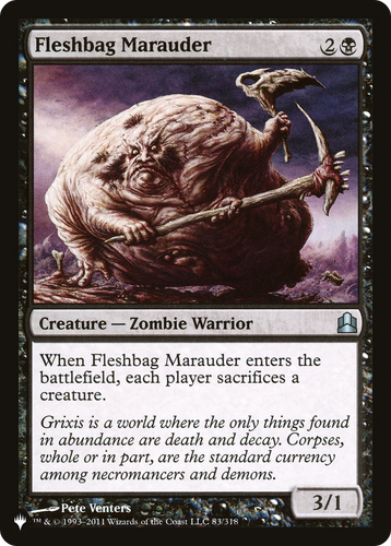 Fleshbag Marauder (LIST-83/318) - The List、Wizards of the Coast、kayou