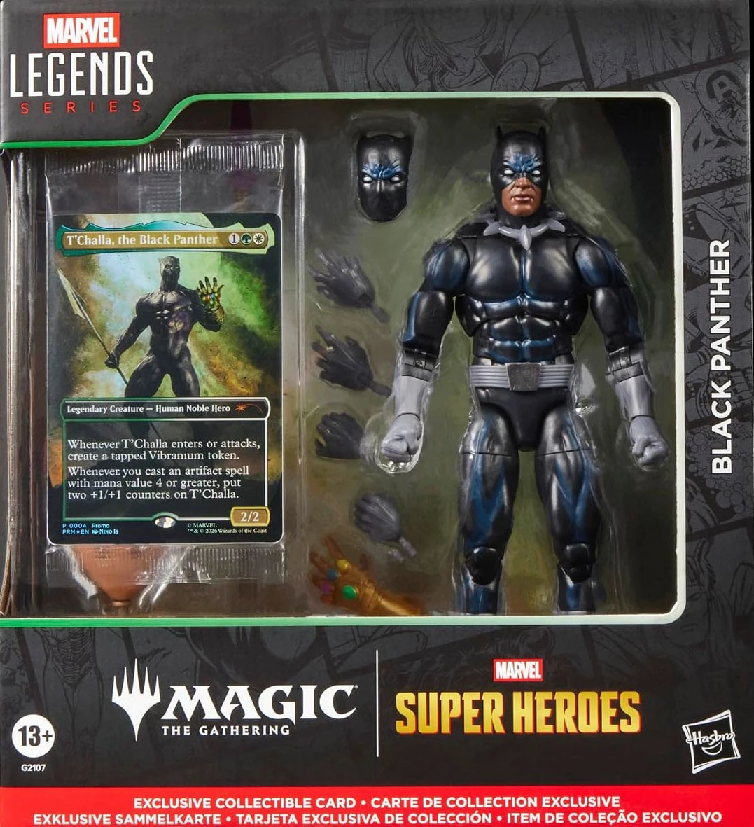 Marvel Legends Magic the Gathering Black Panther Exclusive Action Figure (Pre-Order ships October)、ToyWiz、kayou