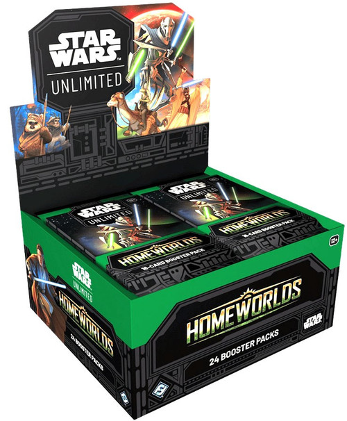 Star Wars: Unlimited Trading Card Game Homeworlds Booster Box 24 Packs (Pre-Order ships October)、ToyWiz、kayou