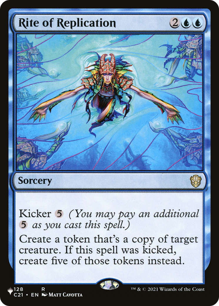 Rite of Replication (C21) (LIST-128/081) - The List、Wizards of the Coast、kayou