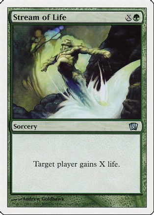 Stream of Life (8ED-282) - 8th Edition、Wizards of the Coast、kayou