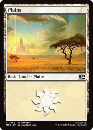 Plains (0868) (MSC-868) - Commander: Marvel Super Heroes、Wizards of the Coast、kayou