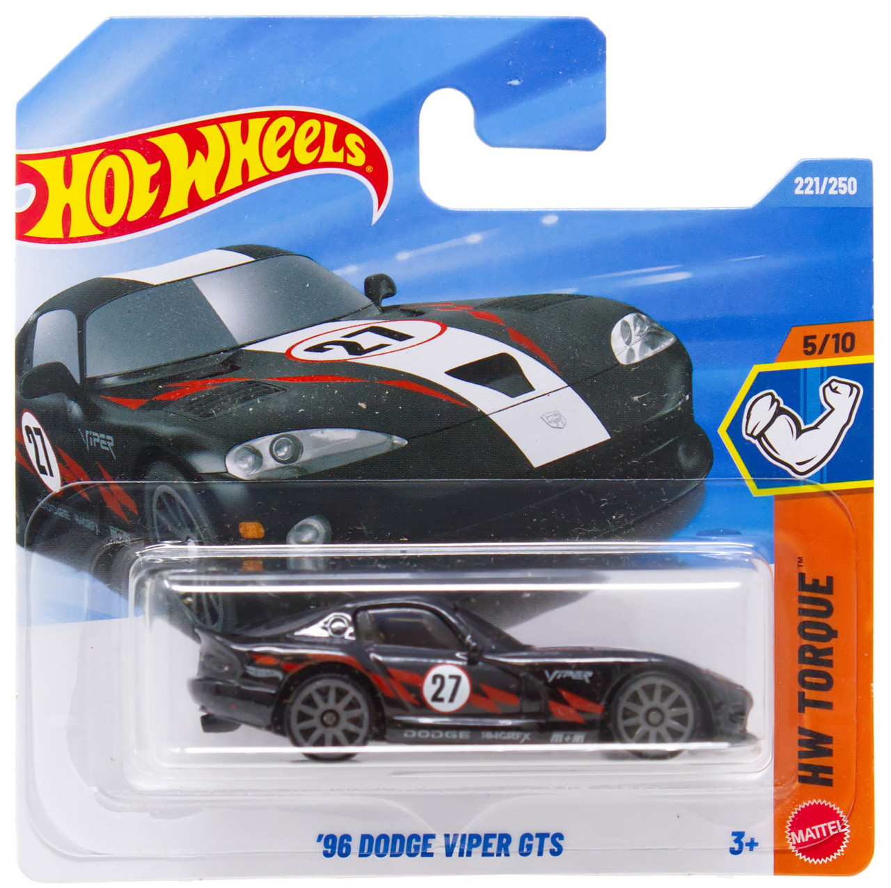Hot Wheels HW Torque '96 Dodge Viper GTS Diecast Car、ToyWiz、kayou