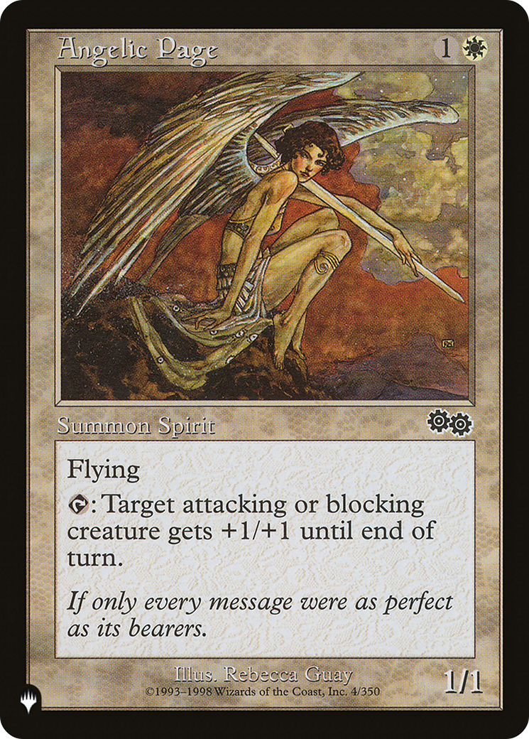 Angelic Page (LIST-4/350) - The List、Wizards of the Coast、kayou
