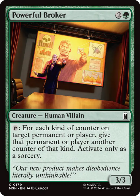 Powerful Broker (Foil) | Marvel Super Heroes、Magic: The Gathering、kayou