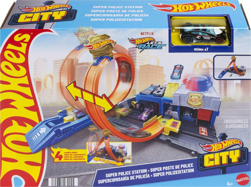 Hot Wheels City Super Police Station Track Set、ToyWiz、kayou
