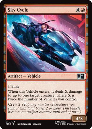 Sky Cycle (MSC-704) - Commander: Marvel Super Heroes、Wizards of the Coast、kayou