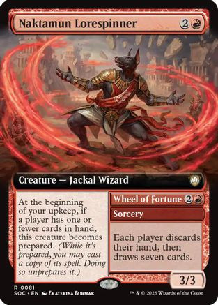 Naktamun Lorespinner (Extended Art) (SOC-081) - Commander: Secrets of Strixhaven、Wizards of the Coast、kayou