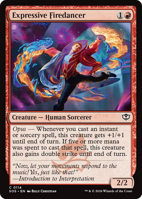 Expressive Firedancer (Foil) | Secrets of Strixhaven、Magic: The Gathering、kayou