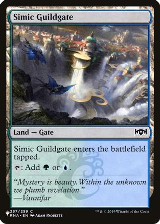 Simic Guildgate (LIST-257/259) - The List Reprints、Wizards of the Coast、kayou