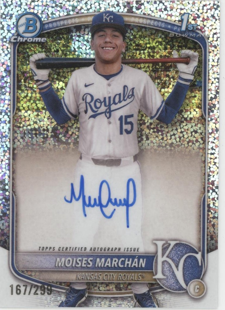 Moises Marchan 2025 Bowman Chrome Prospects Speckle Refractor 167/299 #CPA-MM、Collector Store LLC、kayou