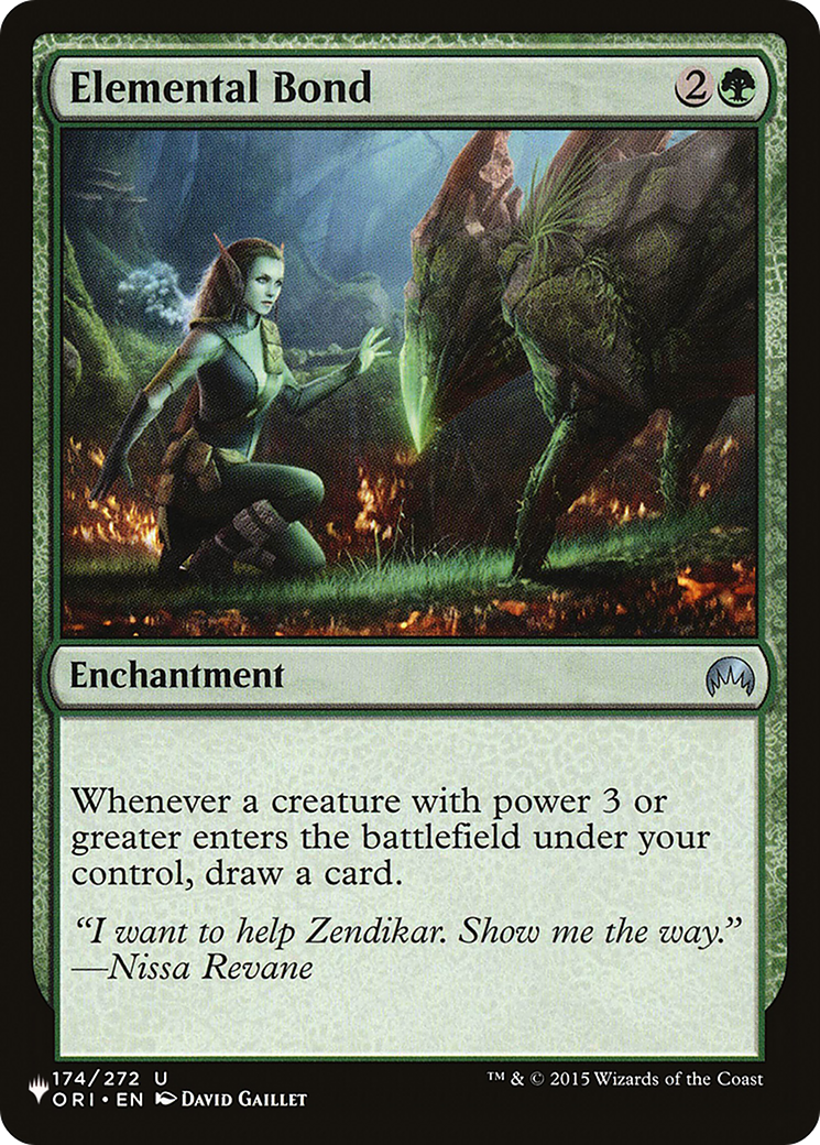 Elemental Bond (LIST-174/272) - The List、Wizards of the Coast、kayou