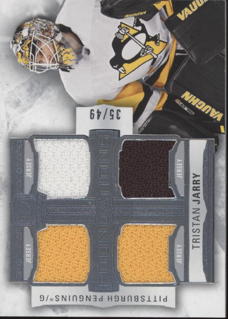 Tristan Jarry 2022-23 Upper Deck The Cup Foundations Swatch 35/49 #F-TJ、Collector Store LLC、kayou