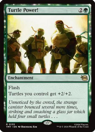 Turtle Power! (TMT-135) - Teenage Mutant Ninja Turtles Foil、Wizards of the Coast、kayou