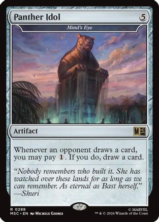 Panther Idol - Mind's Eye (MSC-288) - Commander: Marvel Super Heroes、Wizards of the Coast、kayou