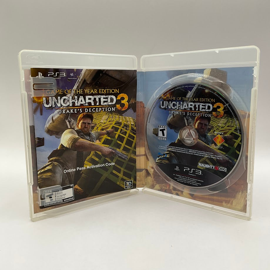 Uncharted 3 Drake's Deception GOTY Not For Resale Playstation 3 Used、Collector Store LLC - VG、kayou