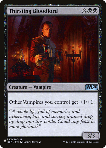 Thirsting Bloodlord (LIST-293/280) - The List、Wizards of the Coast、kayou