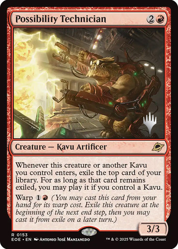 Possibility Technician (PRM-PP_EOE_153-ENN)、Magic: The Gathering、kayou