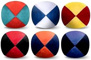 Hacky Sack Bean Bag Multicolored 2.5-Inch Footbag 1 RANDOM Color、ToyWiz、kayou