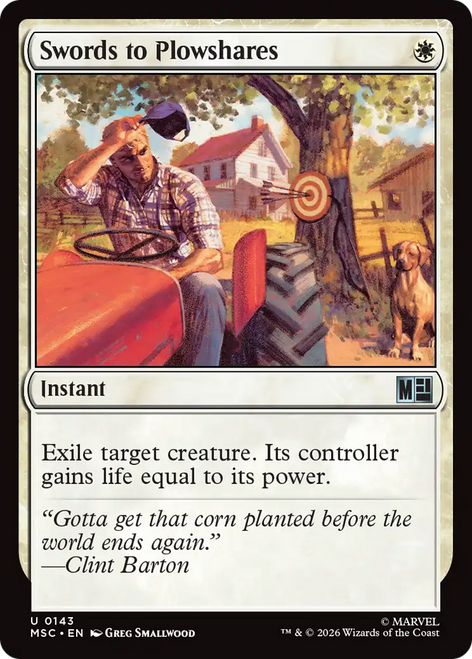Swords to Plowshares (Surge Foil) | Marvel Super Heroes Commander、Magic: The Gathering、kayou