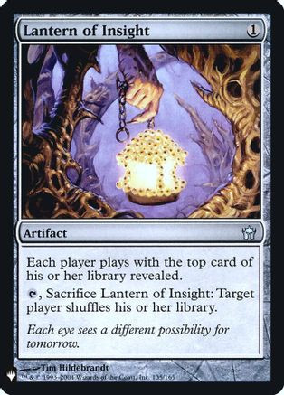 Lantern of Insight (LIST-135) - The List Reprints、Wizards of the Coast、kayou