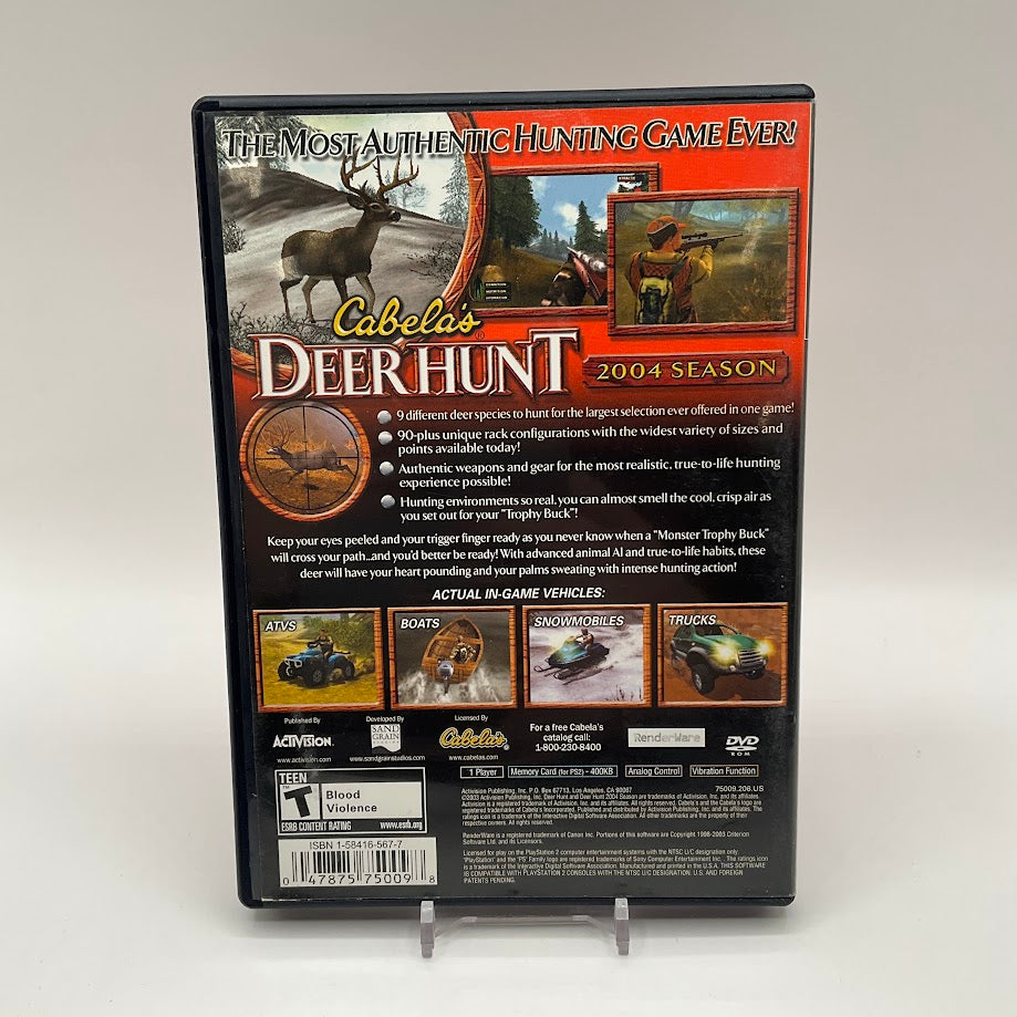 Cabela's Deer Hunt 2004 Playstation 2 Used #1、Collector Store LLC - VG、kayou