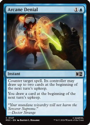 Arcane Denial (MSC-147) - Commander: Marvel Super Heroes、Wizards of the Coast、kayou