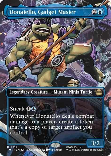 Donatello, Gadget Master (Borderless Scene) | Teenage Mutant Ninja Turtles、Magic: The Gathering、kayou
