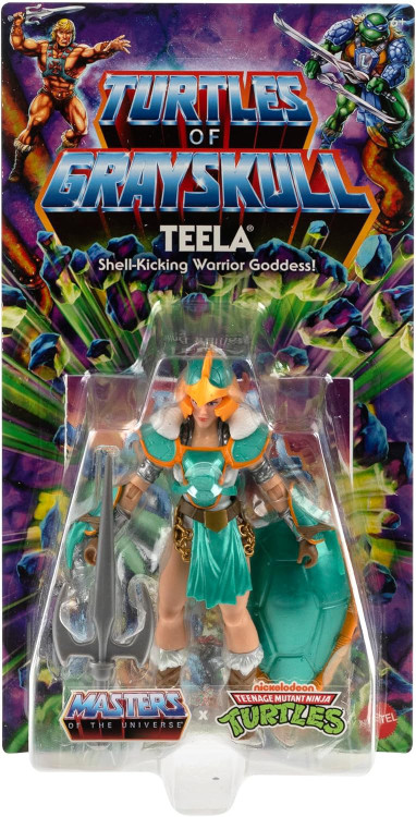 Masters of the Universe Turtles of Grayskull Origins Teela Action Figure Damaged Package、ToyWiz、kayou