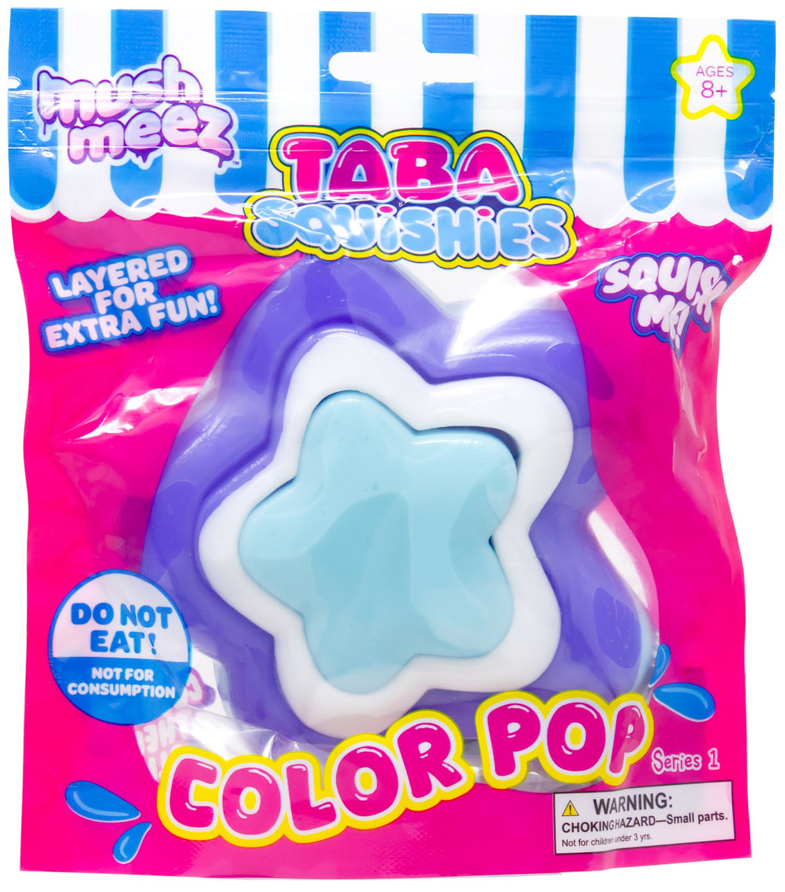 MushMeez Taba Squishies Color Pop Star Squeeze Toy、ToyWiz、kayou