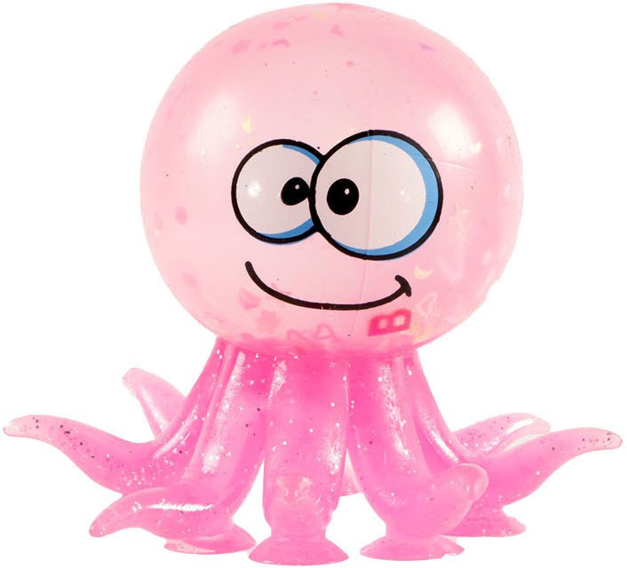 Squeeze Sucker Octopus PINK 3-Inch Squeeze Toy、ToyWiz、kayou